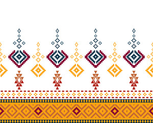 embroidery abstract Traditional geometric ethnic fabric pattern ornate elements with ethnic patterns design for textiles, rugs, clothing, sarong, scarf, batik, wrap, embroidery, print, curtain, carpet