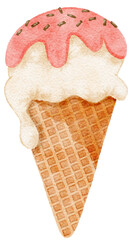 Watercolor Icecream