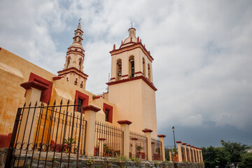 Parroquia de Santiago Apóstol, pueblo magico, santiago, monterrey nuevo leon 