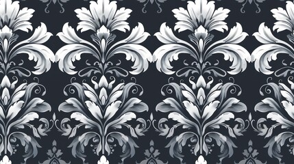 Fototapeta premium seamless pattern Luxurious damask designs