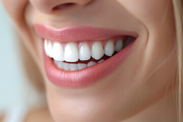 Innovative whitening toothpaste, women's smiles with beautiful white teeth