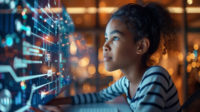 K-12 education with remote learning tools, interactive lessons, digital textbooks, and multimedia content