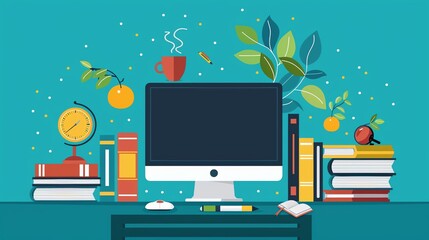 Online academic support for students, including virtual tutoring, live chat assistance, and educational resources