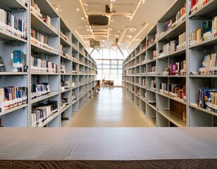 A Blur of Books: Inside a Public Library