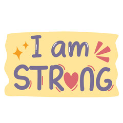 I am strong affirmation word