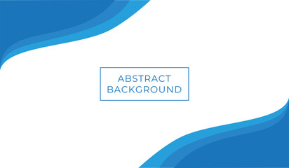 abstract blue wave background with space area