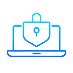 Shielded Digital: Cyber Security Icon Design