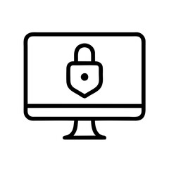 Shielded Digital: Cyber Security Icon Design