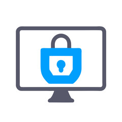 Shielded Digital: Cyber Security Icon Design