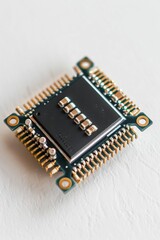 computer chip Isolated on a white background