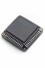 computer chip Isolated on a white background