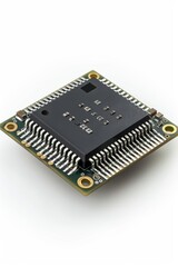 computer chip Isolated on a white background