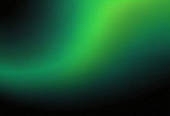Fototapeta premium Green and black gradient background