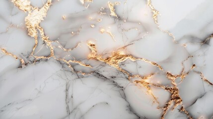 Stylish marble background with gold trimmings, leaving room for inserting text or graphics. Ideal for creating sophisticated presentations.