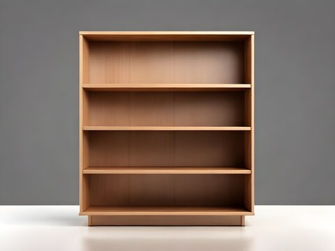 empty shelves on the wall Generative ai