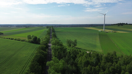 Green Harmony: Eco-Friendly Farming Aerial