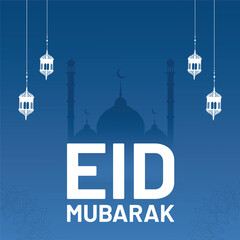 Eid Mubarak Social Media post Design 
