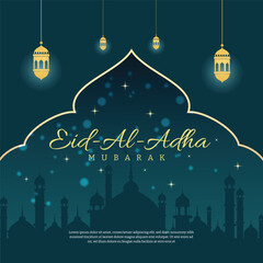 Eid Mubarak Social Media post Design 
