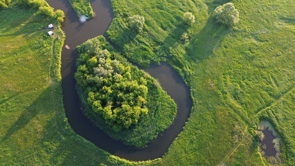 Nida, wyspa, zieleń  © Iwona