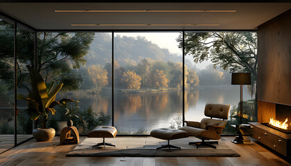 Fototapeta premium interior of a home office