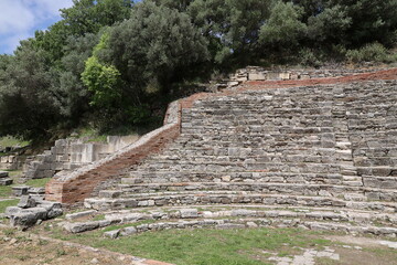 Remains of the ruined city of Apollonia-Albania