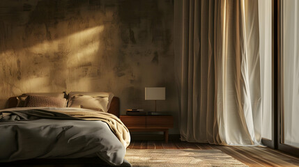 3d of hotel room, bedroom