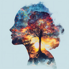 World Mental Health Day, Mental Health Concept