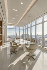 Fototapeta premium white hotel room