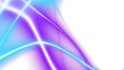 Energy lines with transparent gradient background. Elegant rainbow colours wavy line on Transparent png overlay background