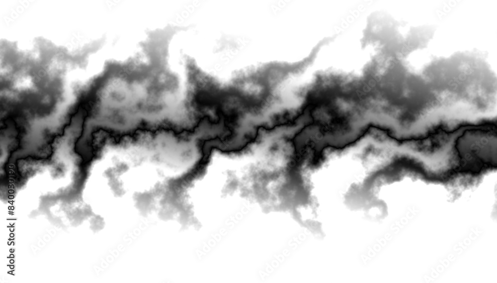 Poster black smoke steam isolated transparent background. fog and mist effect for text or space. overlay wi