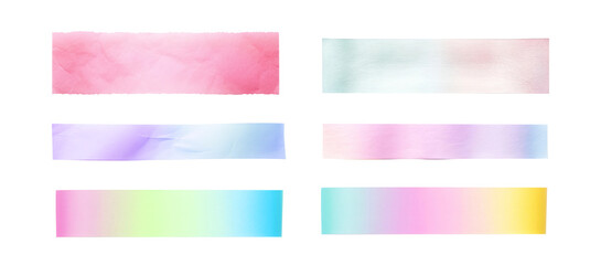 Paper png cut out element set