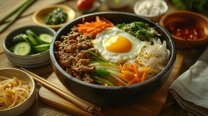 Bowl of bibimbap