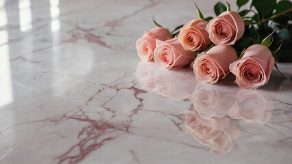 bouquet of roses in a vase