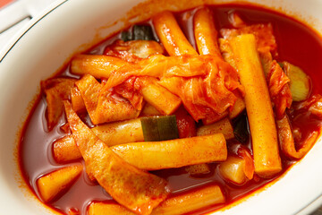 Spicy Stir fried Rice Cake