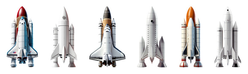 Rocket space ship aircraft png on transparent background © Rawpixel.com