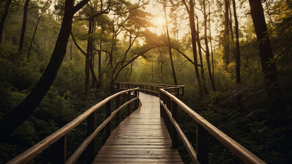 Obraz premium sunset in the mountains 