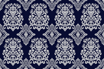 Seamless ethnic design, ikat art. beautiful hand drawn Design for textile and printingEthnic pattern.beautiful pattern. folk embroidery,bohemian style, abstract art	