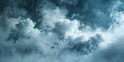 Obraz premium Macro shots of smoke particulates reveal factories environmental impact in striking detail. Concept Industrial Pollution, Macro Photography, Smoke Particulates, Environmental Impact, Striking Detail