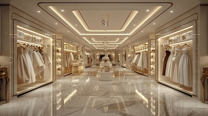 Women's fashion store in the shopping center