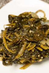 dried radish greens,Korean side dishes
