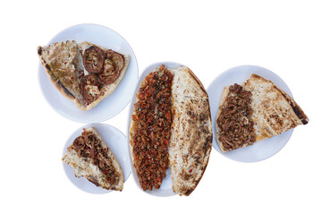 Traditional Turkish and Greek street food, Kokorec