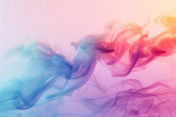 Abstract colorful smoke background. Abstract color fog, liquid and ink texture. Vape wallpaper, copy space for text or design.