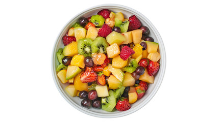 Fresh fruit salad bowl