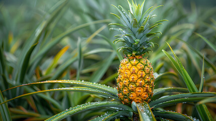 Fototapeta premium pineapple on a tree