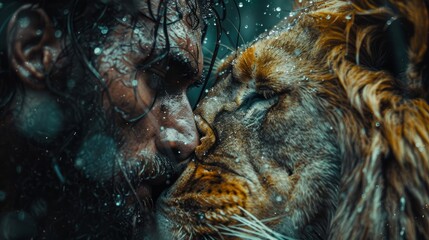  Samson tearing lion apart