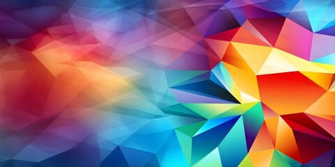 Obraz premium Vibrant Abstract Geometric Background for Web Design, Posters, Banners, and More. Concept Vibrant Backgrounds, Abstract Design, Geometric Patterns, Web Design, Posters