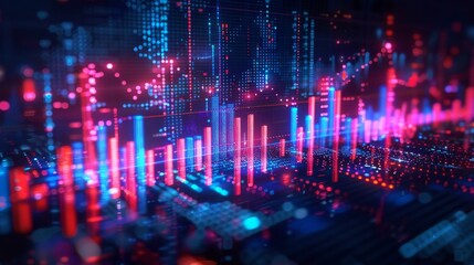 Obraz premium Global business network, Data analytics for financial and banking, Technology to connect data, Security, Blockchain and networking, with generative artificial intelligence