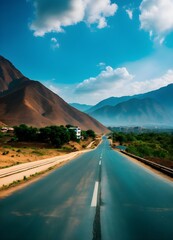 road to the mountains