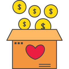 Donation Flat Icon