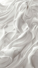 Fototapeta premium White color silk flow background